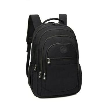 Imagem de Mochila Feminina Masculina Bolsa Porta Notebook Grande Casual Escolar 
