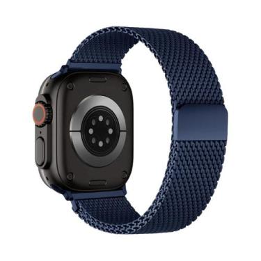 Imagem de Pulseira De Metal Milanese De 49mm 46mm 44mm 45mm 42mm Para Apple Watc