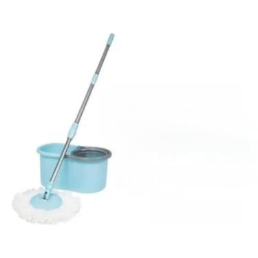 Imagem de Esfregão Com Balde Giratório Centrifuga Mor Limpador Azul Ou Rosa(Azul)