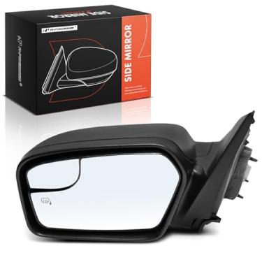 Imagem de A-Premium Espelho retrovisor elétrico do lado do motorista - compatível com Ford Fusion 2011-2012 - aquecido, não dobrável, textura preta espelho retrovisor externo com vidro de ponto cego