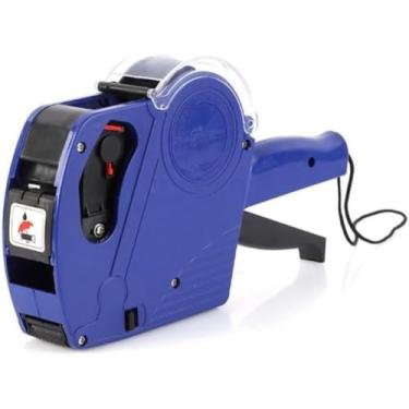 Imagem de Etiquetadora impressora de etiquetas Manual Rotuladora de Preço 8 Dígitos + Etiquetas + Refil de Tinta economica