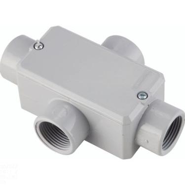 Imagem de Condulete Fixo "X''" 3/4" com tampa / com rosca NPT / com pintura elet