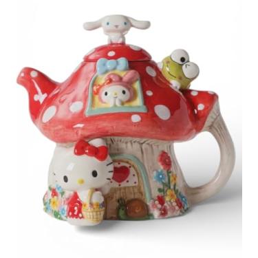 Imagem de Blue Sky Clayworks Hello Kitty and Freinds Mushroom House Bule 23701