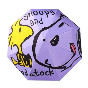 Imagem de Guarda-chuva portátil à prova de vento, dobrável, leve, Snoopys Anime