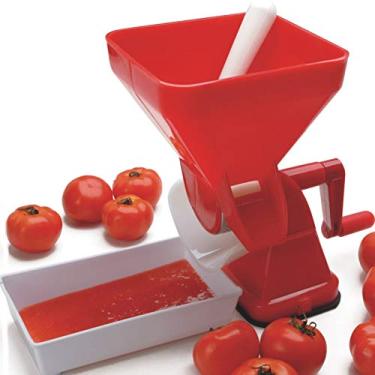 Imagem de ZAWELIYO Espremedor de Tomate, Espremedor Manual de Tomate Com Filtro de Aço Inoxidável para Cozinha, Manual de Cozinha, Máquina de Prensa de Frutas para Frutas, Vegetais,