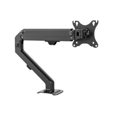 Imagem de BEGWVDJTP Suporte para monitor de computador, braço robótico, tela de exibição, cantilever, furo de elevação, base de mesa (preto)