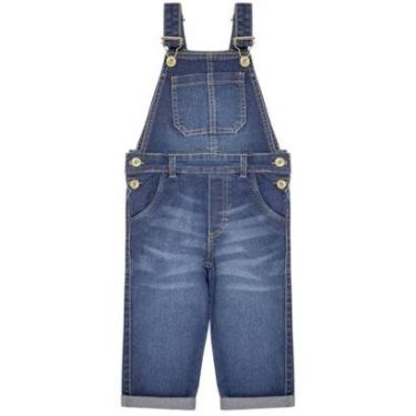 Imagem de Jardineira Infantil Look Jeans Longa Jeans - UNICA - 03-Masculino