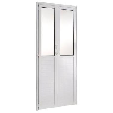 Imagem de Porta Lambril Camarão Vidro Mini Boreal 210x90cm Fortsul Esquadrisul A