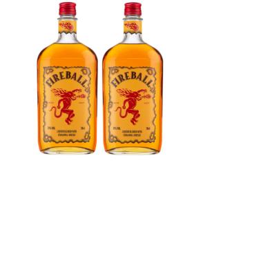 Imagem de Kit Whisky Fireball com Licor de Canela 750ml 2 unidades