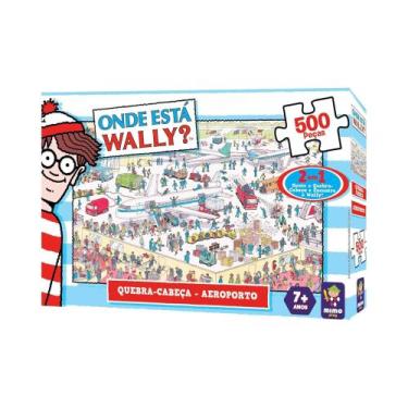 Imagem de Quebra-Cabeça Onde Está Wally 500 peças Mimo Toys - 3034