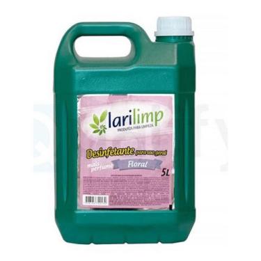 Imagem de Desinfetante Larilimp 5L Galão Floral Roxo Limpeza Geral Casa Perfumad