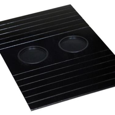 Imagem de Esteirinha Bandeja Porta Copos Braço Sofá Preto - L C MARQUES & CIA