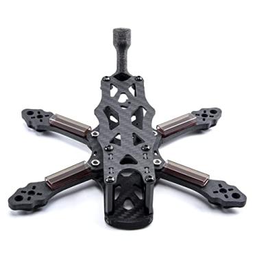 Imagem de Readytosky Armação de drone FPV Racing de 150 mm, moldura de quadricóptero de fibra de carbono de 7,6 cm com braços de 4 mm de espessura