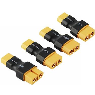 Imagem de FLY RC XT30 Male to XT60 Female Adapter Connector Wireless for RC FPV Drone Car Lipo NiMH Battery Charger ESC