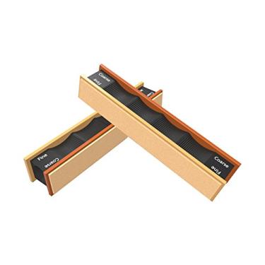 Imagem de Wicked Edge Pacote de 4 Tiras de Couro Branco com Borda Desbotada