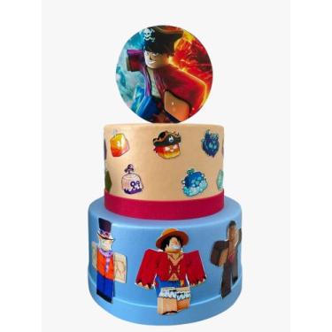 Imagem de Bolo fake blox fruits - Catavento