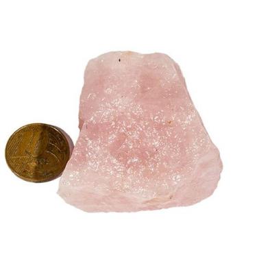 Imagem de 01 Quartzo Rosa Pedra Bruto Natural 50 A 70mm 70g Classe B - Cristaisd