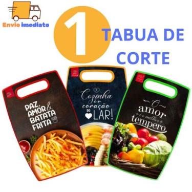 Imagem de Tábua de Corte Grande de Cozinha para Legumes Comida Carne Salada Para