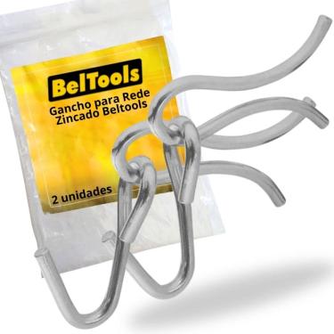 Imagem de KIT C/ 2 Gancho para Rede de Chumbar Zincado Beltools