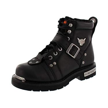 Imagem de Harley-Davidson Bota masculina com fivela de freio, Preto, 13 Wide