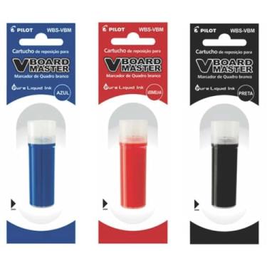 Imagem de Refil Para Marcador Caneta De Quadro Branco Pilot Original (Azul, Preto, Vermelho)