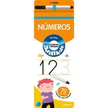 Imagem de Livro - Abremente escreve e apaga: Números
