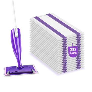 Imagem de Mop Pad refills Shu Yuan, compatível com o esfregão de spray Swiffer W