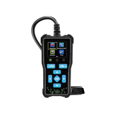 Imagem de Scanner Automotivo OBD2 Portátil com Tela, Leitura/Apagamento de Códigos, Dados em Tempo Real, Teste I/M, EVAP e O2, Relatório de Diagnóstico — 12 V, para Carros com Conector OBDII (16 pinos)
