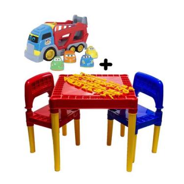 Imagem de Kit Mesa de Atividades Tritec Menino com Baby Cargo - Big Star e Trite