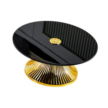 Imagem de Fenteer Suporte para Bolo, Bandeja para Servir Bolo, Expositor de Sobremesas para Mesa de Doces, Ideal para Celebrações em Hotéis e Chás de Bebê, M