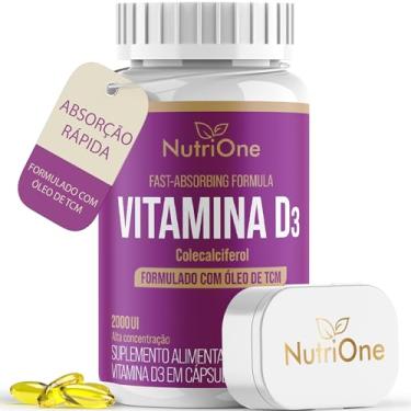 Imagem de Vitamina D3 2000UI Formulada com Óleo de TCM 60 Softgels - Nutrione
