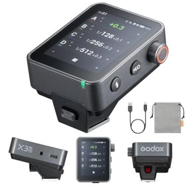 Imagem de Godox Disparador de flash sem fio X3 Pro N X3ProN X3Pro-N TTL, tela sensível ao toque LCD de 2,4 GHz, integração Bluetooth e controle de aplicativo, bateria de lítio embutida, três modos de disparo