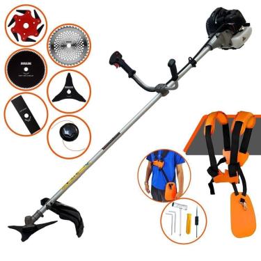 Imagem de Aparador De Grama à Gasolina Anmax Cg430b 43cc 1,7hp 6 Em 1