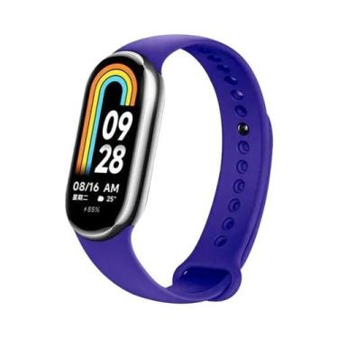 Imagem de Pulseira De Silicone Impermeável Para Xiaomi Mi Band 8 NFC, Acessórios