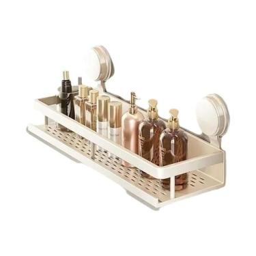 Imagem de Prateleira De Banheiro Com Ventosa Sem Furadeira, Suporte De Alumínio 