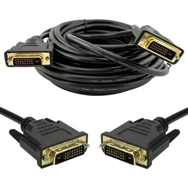Imagem de Cabo Dvi 24+1 Dual Link 144hz Blindado Wincabos De 15 Metros