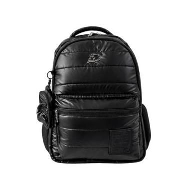 Imagem de Mochila De Costas Alice Palucci Estilo Puffer Com Chaveiro Bolso Para 