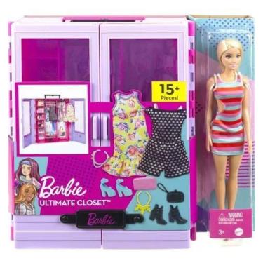 DIY guarda roupa com portas e gavetas que abrem para boneca tipo barbie
