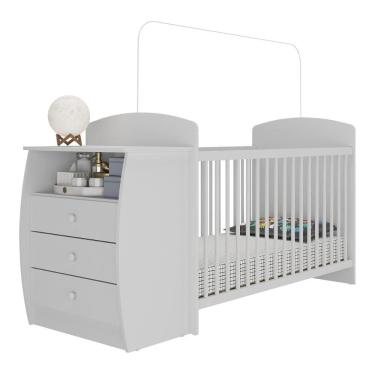 Imagem de Berço Cômoda para Colchão 60x130cm Cajuzinho Multimóveis BB0516