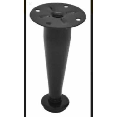 Imagem de 6 Pés Cônico Para Moveis Cromado,preto, Branco 20cm  Renna - comercial