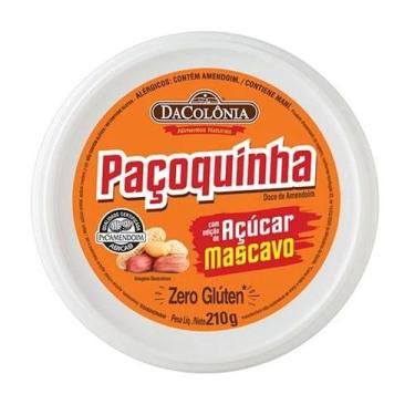 Imagem de Pote paçoquinha rolha açúcar mascavo 210g - DaColônia