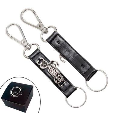 Imagem de Chaveiro SLIM Tradicional Pingentes Personalizado Moto Motoqueiro Fech