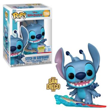 Imagem de Boneco Funko Pop! SDCC25 Disney Lilo & Stitch na Prancha - Candide