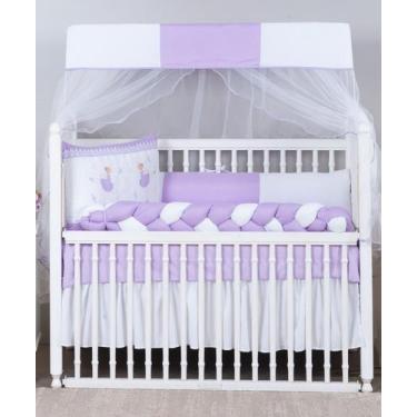 Imagem de kit de berço americano 403 bailarina 9 peças modelo meia trança - BEKA