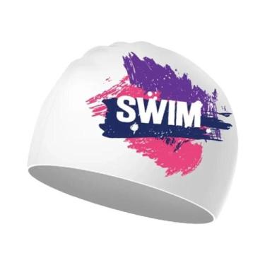Imagem de Touca De Natação Unissex Antiderrapante E Impermeável De Silicone, Cha