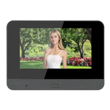 Imagem de Dioche 4.3in 720P HD WiFi Smart Door Viewer Câmera de Segurança de Visão Noturna Com Intercomunicador de 2 Vias Com Detecção de Movimento PIR e Armazenamento Em Nuvem para Porta de
