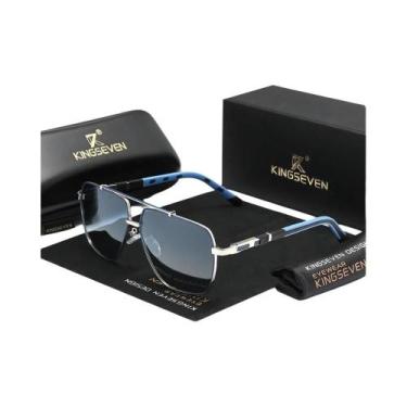 Imagem de Óculos De Sol Polarizados UV400 Masculinos Com Armação Grande, Óculos 