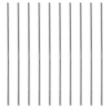 Imagem de Sutemribor 2mm x 100mm Model Straight Metal Round Shaft Rods, 10 Pieces
