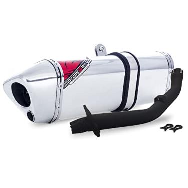 Imagem de Escape/Ponteira Coyote TRS 2 WAY Alumínio - Tornado XR 250 ano 2007/2008 - Polido