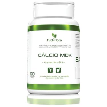 Imagem de Cálcio Mdk (Cálcio, Magnésio, Vitamina D e K2) 60 Capsulas TuttiFlora